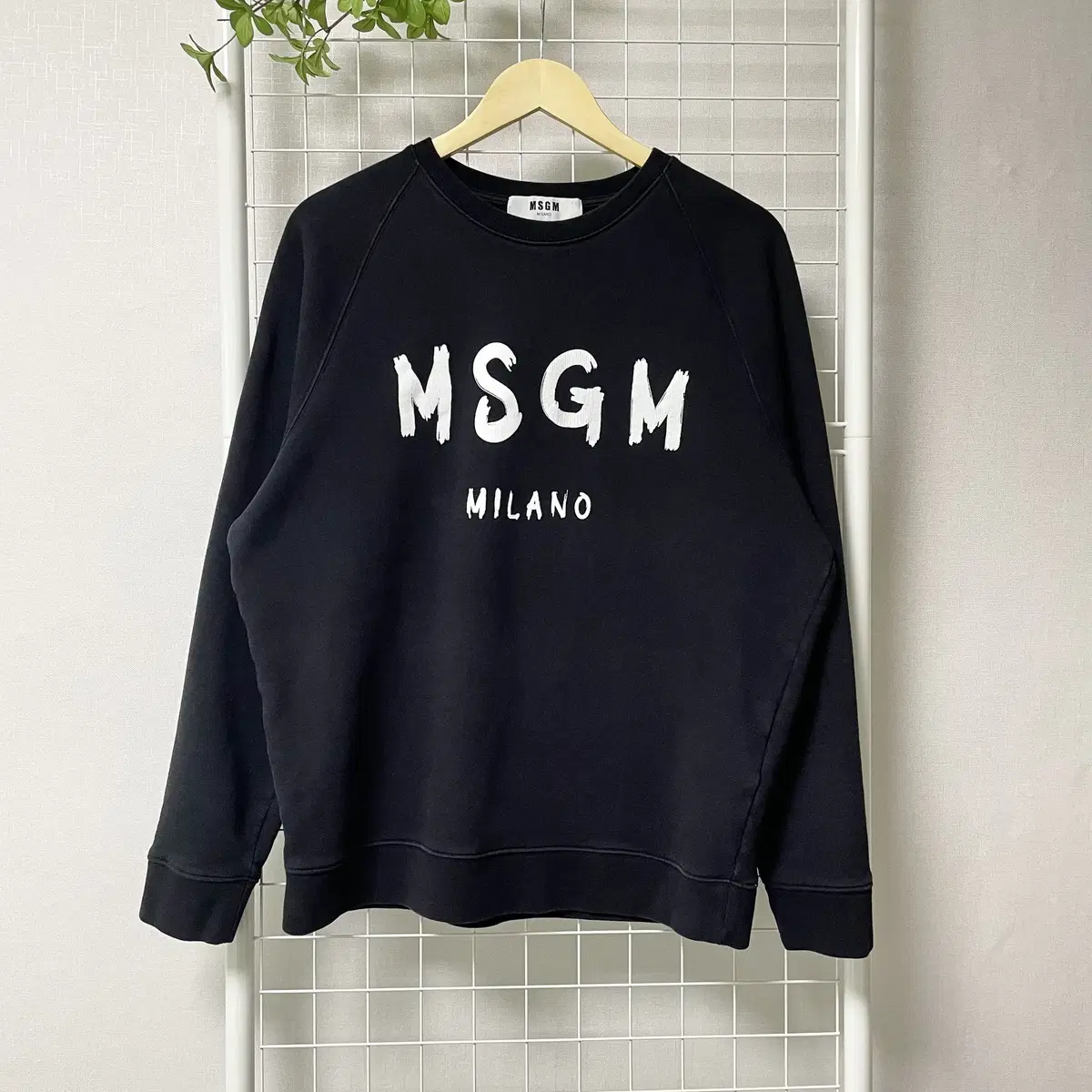 MSGM 맨투맨 스웻셔츠 블랙 WK-0297